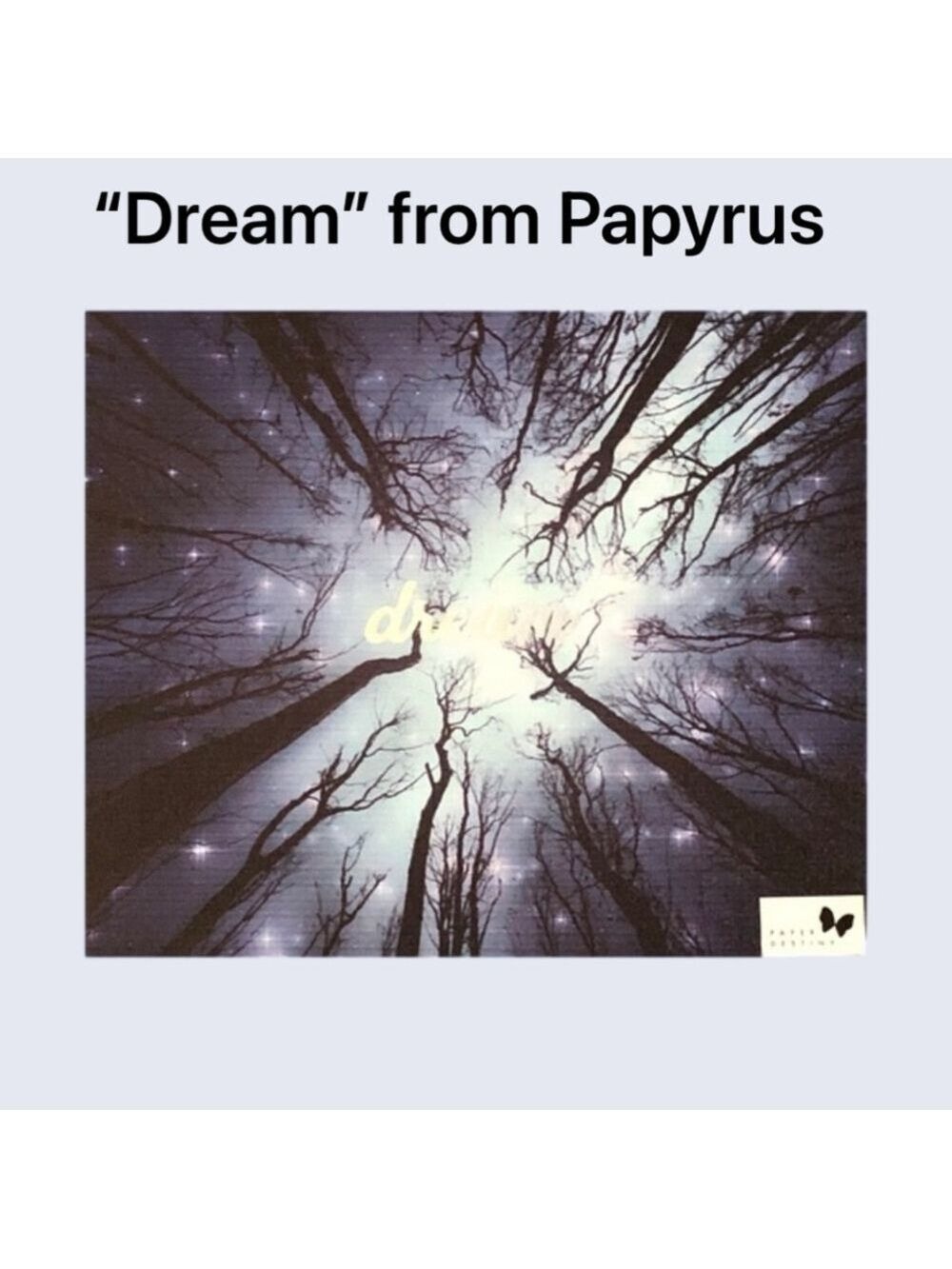 Papyrus Canvas Art “Dream” by Paper Destiny 11” x 9” - Picture 2 of 4